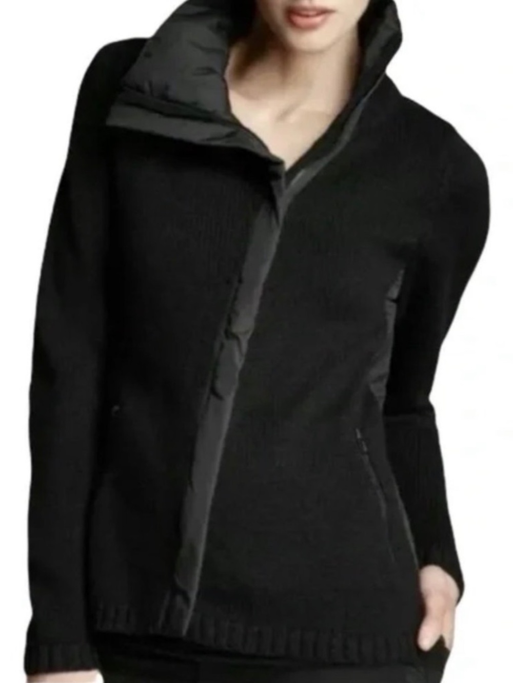 Eileen Fisher Merino Wool Sweater Jacket XL